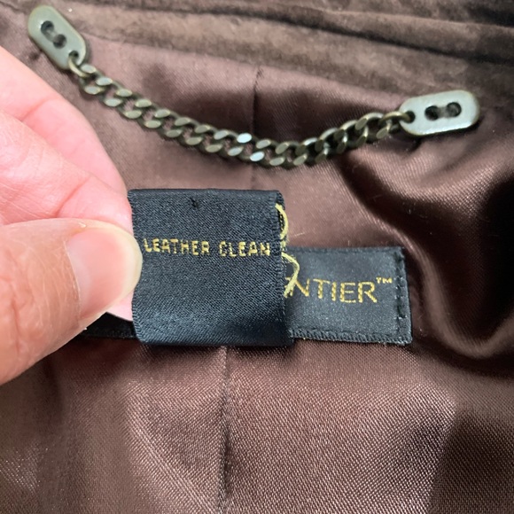 Classiques Entier Suede Chocolate Brown Jacket - Picture 11 of 11